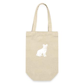 Silhouette de chien corgi - Sac à bouteille - nature - Devant