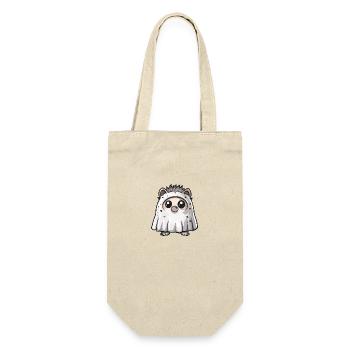 Hedgehog Halloween Funny Ghost - Gift Bag for Bottles - nature - Front