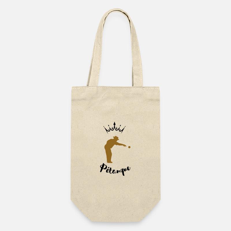 Pétanque - Gift Bag for Bottles - nature
