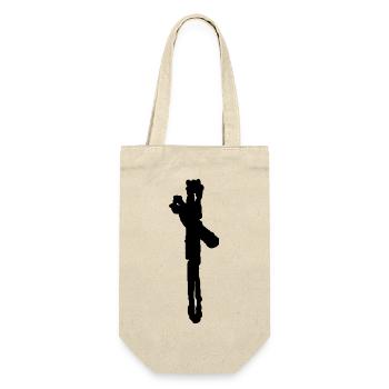 Elder Futhark Rune Naudhiz - Letter N - Gift Bag for Bottles - nature - Front