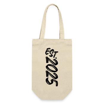 Est. 2025 - Établi en 2025 - Cadeau d’anniversaire - Sac à bouteille - nature - Devant