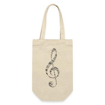 Clé de musique - Sac à bouteille - nature - Devant