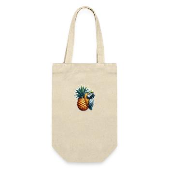 Parrot on a pineapple - Gift Bag for Bottles - nature - Front