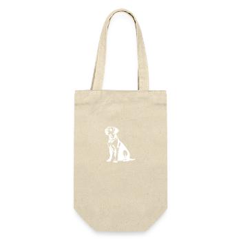 Beagle Dog Silhouette - Gift Bag for Bottles - nature - Front