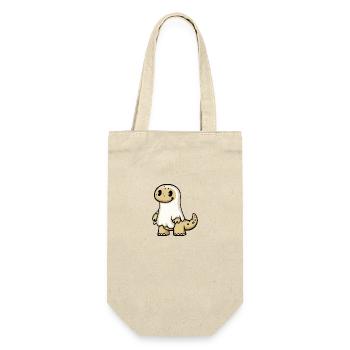 Dinosaur brontosaurus Halloween ghost - Gift Bag for Bottles - nature - Front