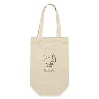 Ich lasse die Vergangenheit los für einen - Geschenkbeutel für Flaschen - Natur - Vorne