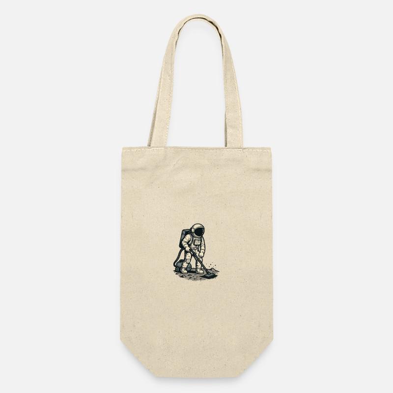 L’astronaute et l’aspirateur - Sac à bouteille - nature
