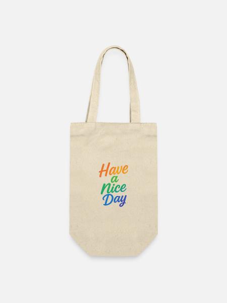Have a nice Day - Gift Bag for Bottles - nature