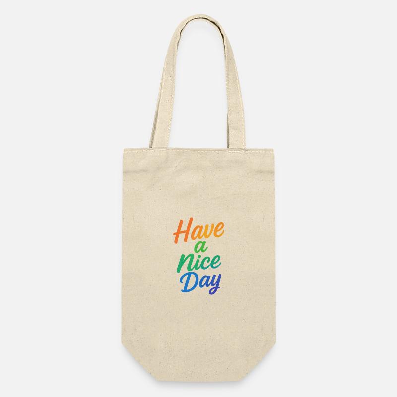 Have a nice Day - Gift Bag for Bottles - nature