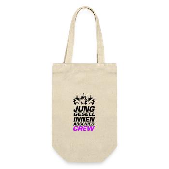 Hen Party Crew Unicorn - Gift Bag for Bottles - nature - Front