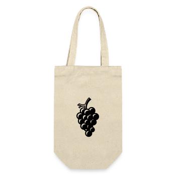 Grape - Gift Bag for Bottles - nature - Front