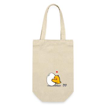 Sibling Egg - Gift Bag for Bottles - nature - Front