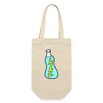 Lightning Bottle - Geschenkbeutel für Flaschen - Natur - Vorne