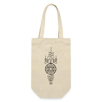 Golden Yant Totem – Spiritual Geometry - Gift Bag for Bottles - nature - Front