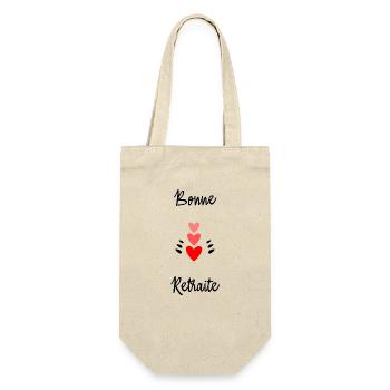 RETRAITE. BONNE RETRAITE. JOYEUSE RETRAITE - Sac à bouteille - nature - Devant