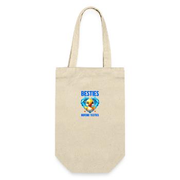 Geometric Besties Before Testies - Gift Bag for Bottles - nature - Front
