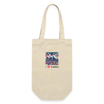 frankfurt - Geschenkbeutel für Flaschen - Natur - Vorne