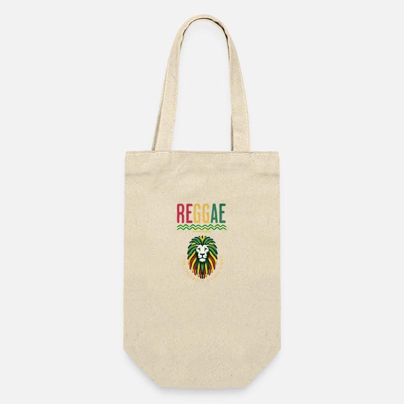 tshirt Reggae Lion - Sac à bouteille - nature