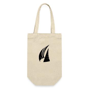 Two elegant sails for cool skippers and captains - Gift Bag for Bottles - nature - Front