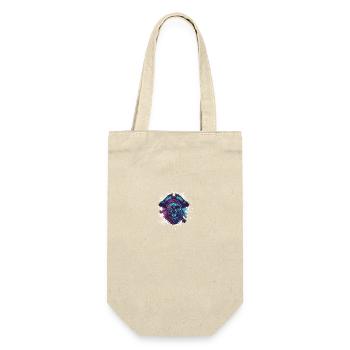 Pirate Skull Captain - Gift Bag for Bottles - nature - Front