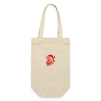Viking Skull - Gift Bag for Bottles - nature - Front