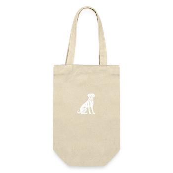 Dalmatian Dog Silhouette - Gift Bag for Bottles - nature - Front