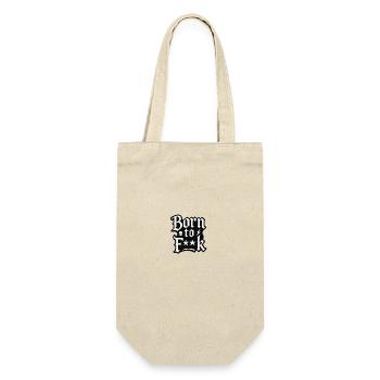 Born to F**k - Gift Bag for Bottles - nature - Front