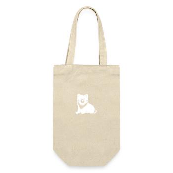 Pomeranian Dog Silhouette Pomeranian - Gift Bag for Bottles - nature - Front