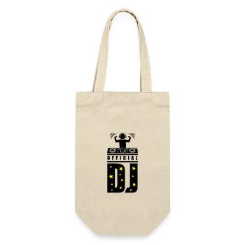 DJ Turntables Disc Jockey Party - Gift Bag for Bottles - nature - Front