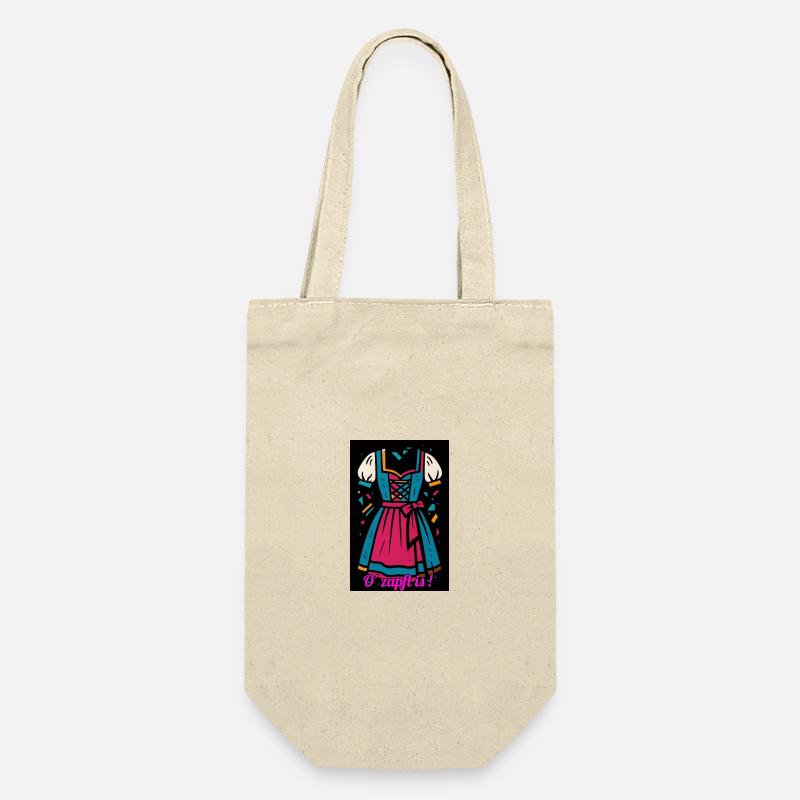 Dirndl traditionnel avec une palette de couleurs moderne - Sac à bouteille - nature