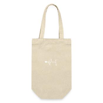 Wind Turbine Pulse Heartbeat Energy - Gift Bag for Bottles - nature - Front