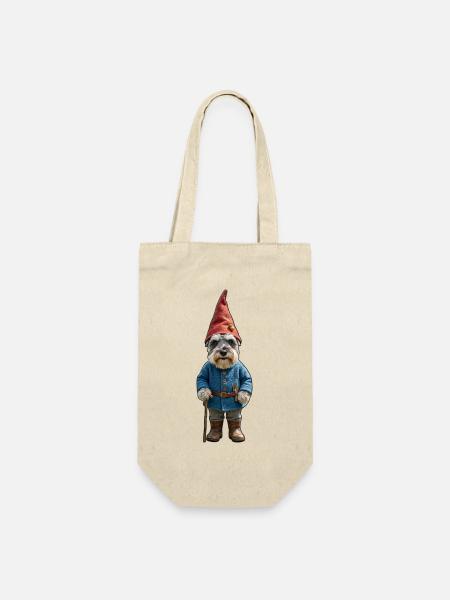 Magie du Schnauzer des Gnomes de jardin - Sac à bouteille - nature