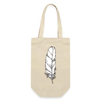 Pen white hand-drawn - Gift Bag for Bottles - nature - Front