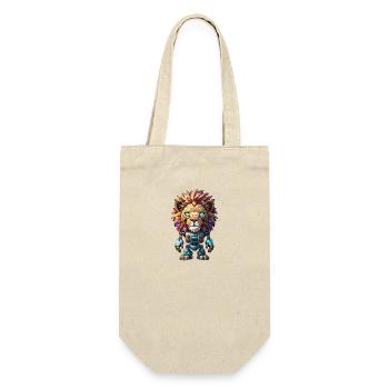 Robot Lion - Sac à bouteille - nature - Devant