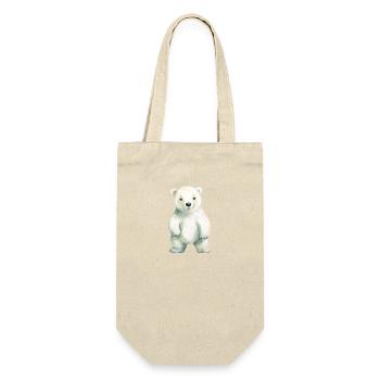 Mascotte de classe ours polaire - Sac à bouteille - nature - Devant