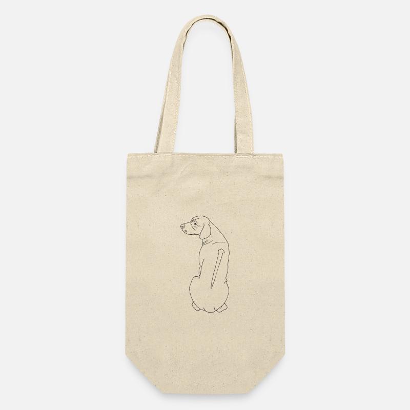 Rhodesian Ridgeback - Geschenkbeutel für Flaschen - Natur
