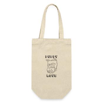 Puppy Love - Gift Bag for Bottles - nature - Front