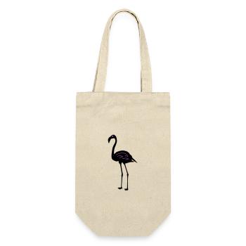 Flamingo Symbol - Gift Bag for Bottles - nature - Front