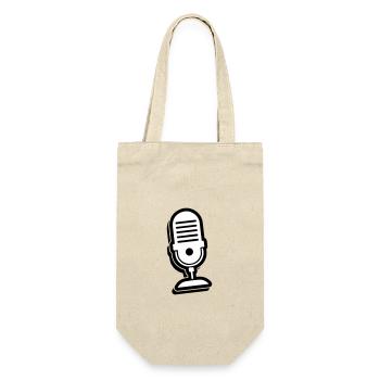 Microphone icon - Gift Bag for Bottles - nature - Front