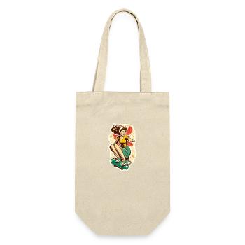 Skater Girl - Sac à bouteille - nature - Devant
