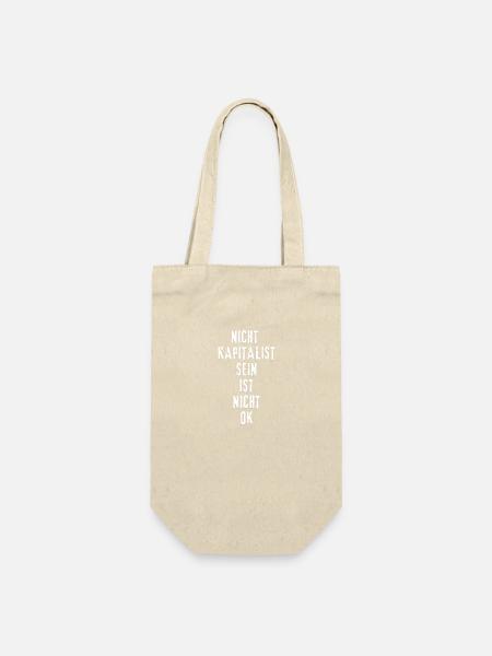 Kapitalist - Geschenkbeutel für Flaschen - Natur