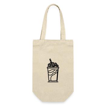 milkshake - Sac à bouteille - nature - Devant