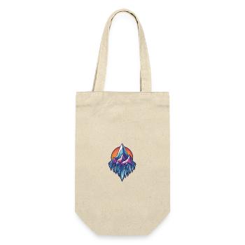 Icon Mountains - Gift Bag for Bottles - nature - Front