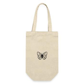 Schmetterling - Geschenkbeutel für Flaschen - Natur - Vorne