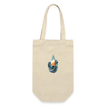 Surf the wave - Gift Bag for Bottles - nature - Front