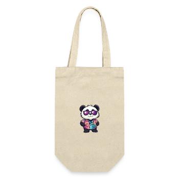 Panda Comic Vacances - Sac à bouteille - nature - Devant