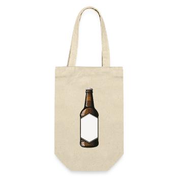 Beer Bottle Beer Drinking Symbol - Gift Bag for Bottles - nature - Front