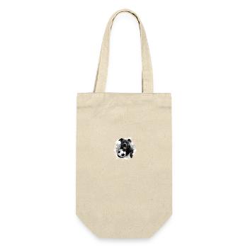 Staffordshire Bull Terrier Dog Football - Gift Bag for Bottles - nature - Front