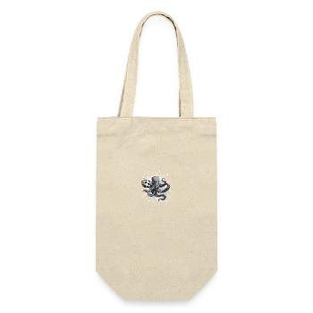 Octopus Soccer Sports Team - Gift Bag for Bottles - nature - Front