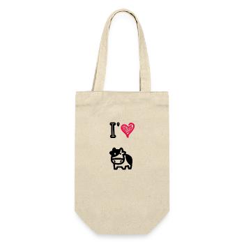 I love cows - Gift Bag for Bottles - nature - Front